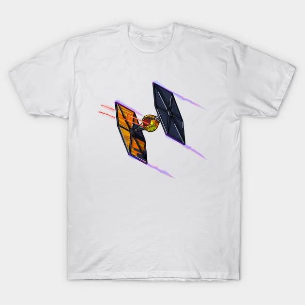 Tiefighter color bomb T-Shirt by Odisential